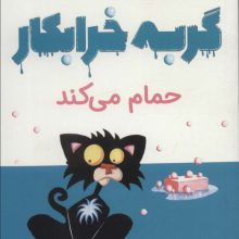 گربه خرابکار حمام می کند