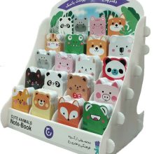 مجموعه دفترچه یادداشت حیوانات بانمک (همراه با استند)،(192جلدی،باجعبه)