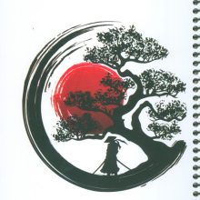 دفتر یادداشت خط دار آرت ون گوگ (کد T002)،(سیمی)