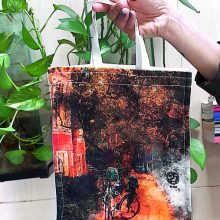 کیف پارچه ای قدیما 28*22 (کد M-604)