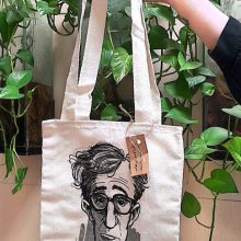 کیف پارچه ای 31/5*22 (وودی آلن،کد 730)