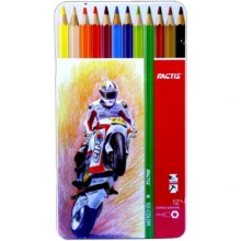 فاكتيس مداد 12 رنگ فلزي