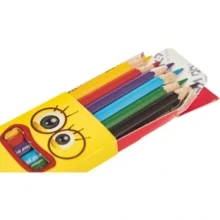 آريا مداد 6 رنگ مقوايي3011