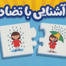 بسته آشنایی با تضاد (جورچین های آموزشی پیش از دبستان)،(گلاسه،باجعبه)