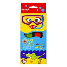 آريا آبرنگ 12 رنگ طرح كمان كوچك 5008